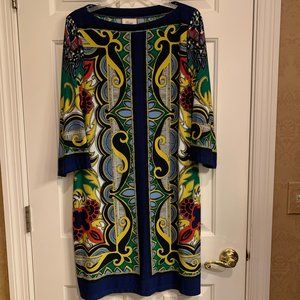 GORGEOUS "Beige by eci" MULIT COLOR DRESS